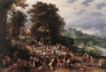 Une foire flamande flamande Jan Brueghel l’Ancien